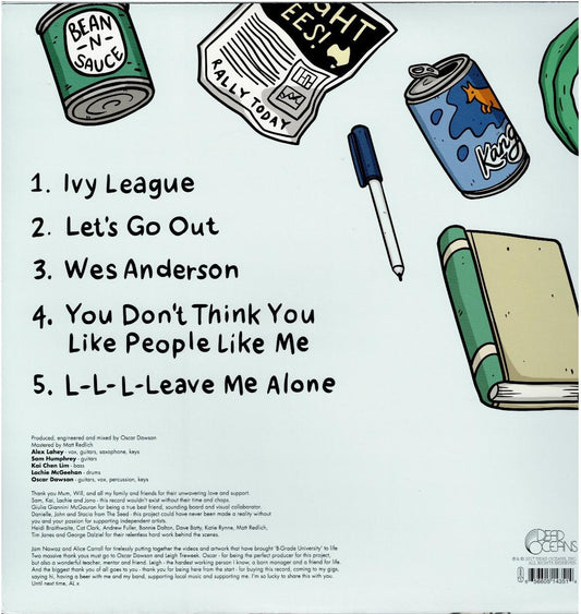 Alex Lahey – B-Grade University (Vinyl, 12", 45 RPM, EP)