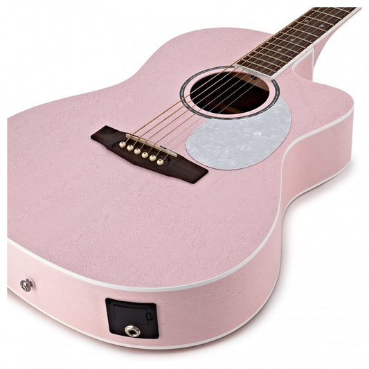 Cort C11050 Jade Classic Pastel Pink Open Pore Acoustic Guitar