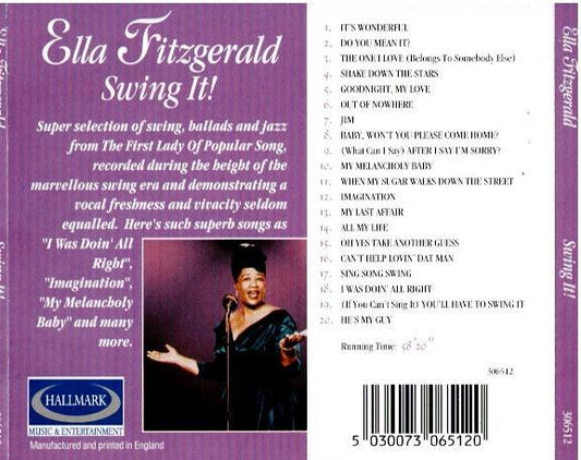 Ella Fitzgerald – Swing It! (CD, Compilation)