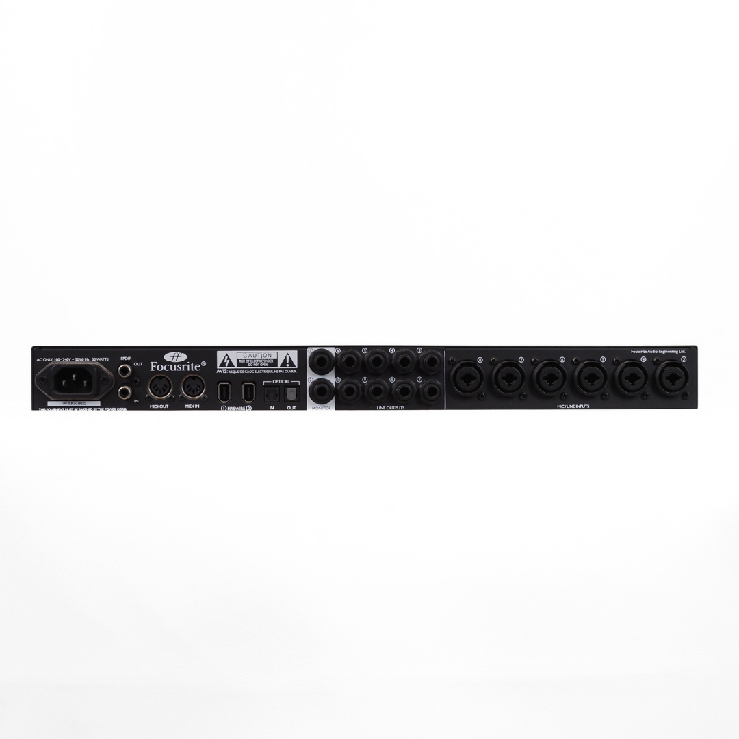 Focusrite Saffire Pro 40 Firewire Audio Interface Rack Mounted Unit