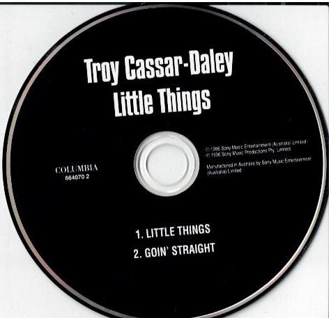 Troy Cassar-Daley – Little Things (CD, Single)