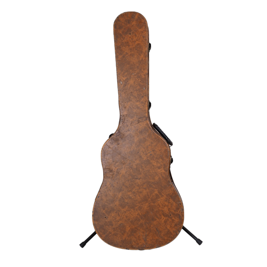 Unbranded Brown Leather Acoustic Guitar Hardcase