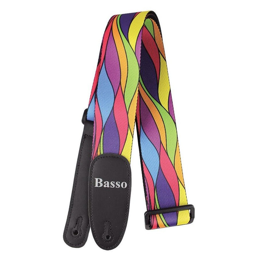 Ecostrap by Basso DE41 Poly Pop Art True Colours Guitar Strap