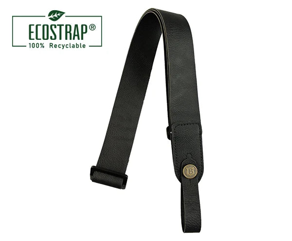 EcoStrap UK-ECO 01 Black 100% Vegan Ukulele Strap