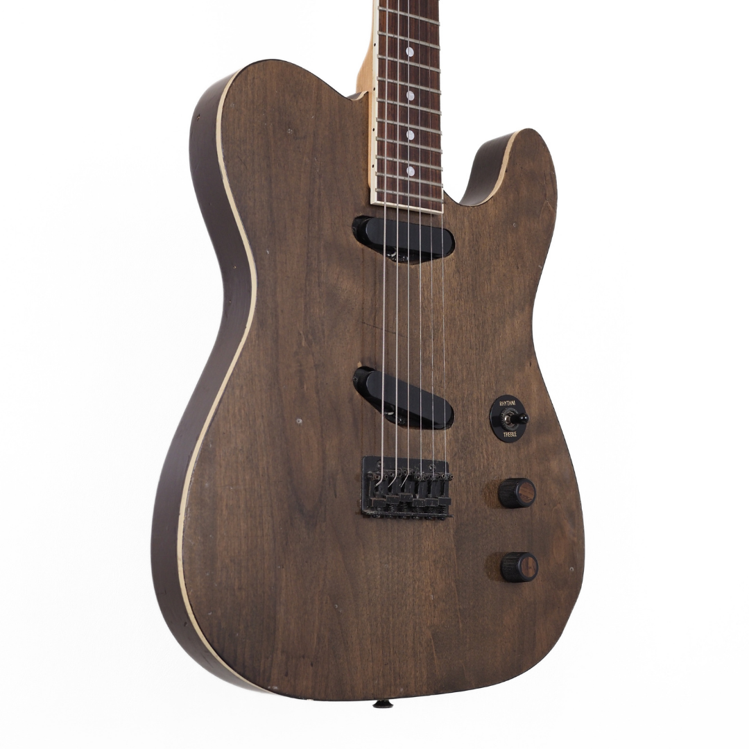 Fernandes TEJ-style Telecaster Electric Guitar with Custom Brown