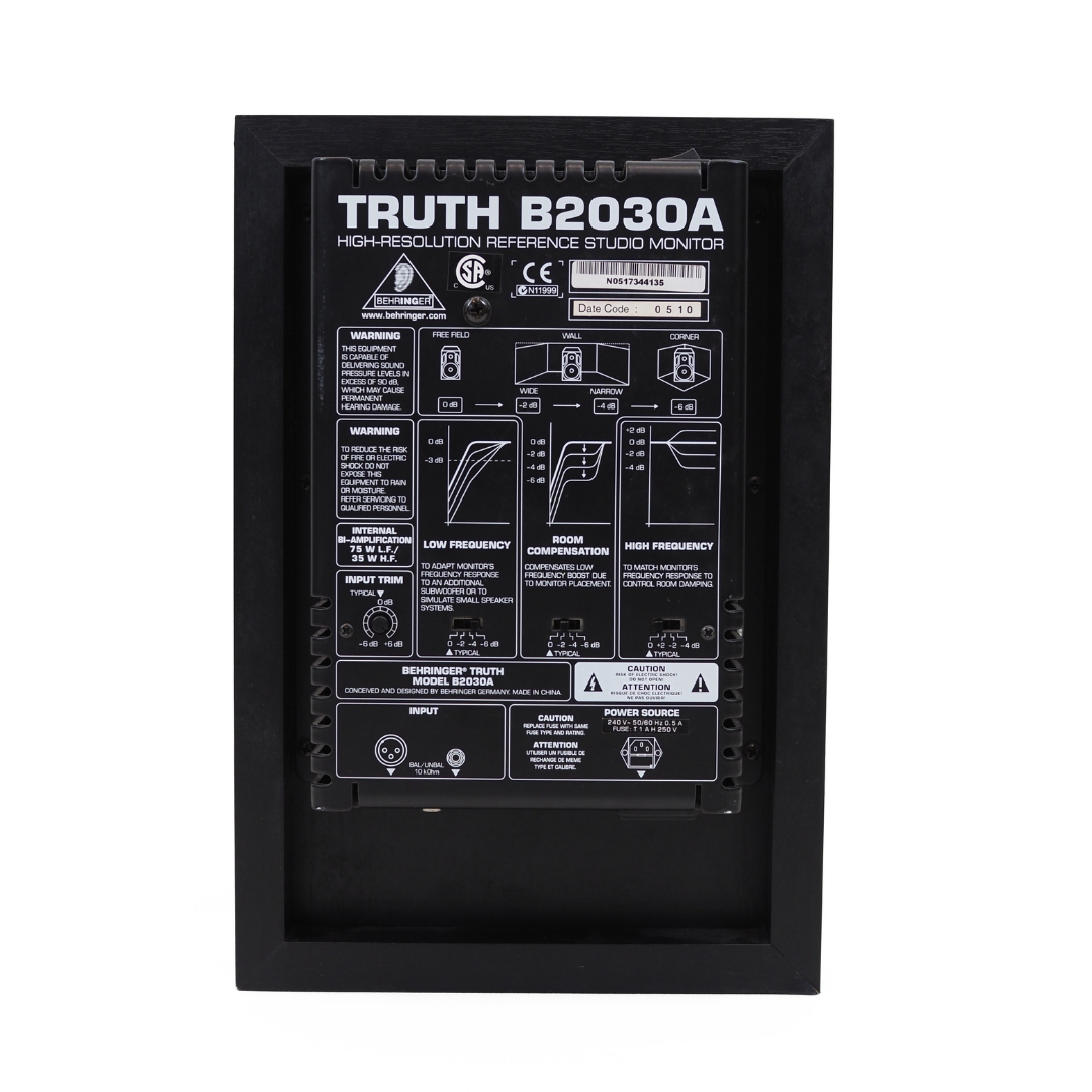 Behringer Truth B2030A 125w 6.75" Active Studio Monitor