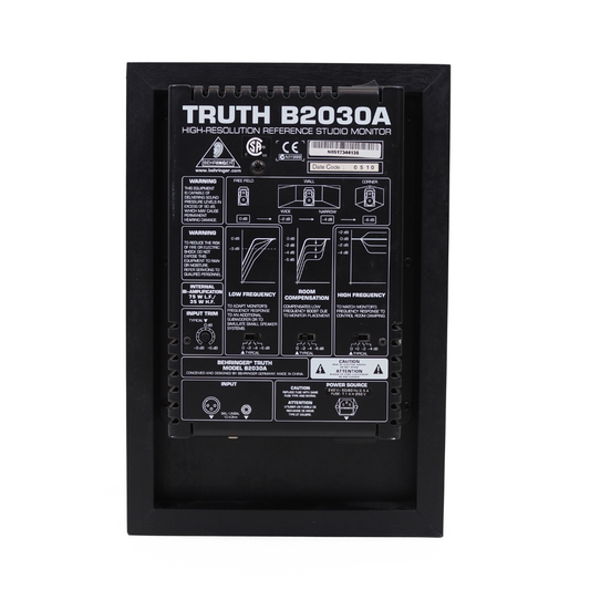 Behringer Truth B2030A 125w 6.75" Active Studio Monitor