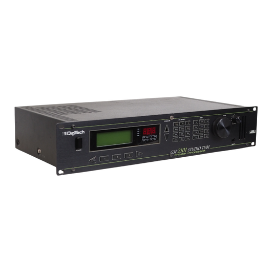 DigiTech GSP 2101 Studio Tube Guitar Preamp & Multi-Effects Rack Mounted Unit