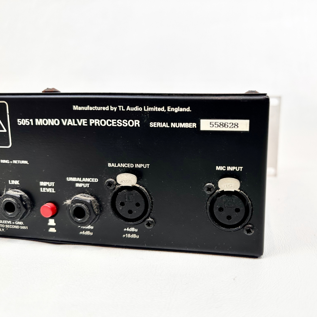 TL Audio 5051 Ivory 2 Series Mono Valve Processor Single-Channel Analogue Channel Strip Rack Mounted Unit