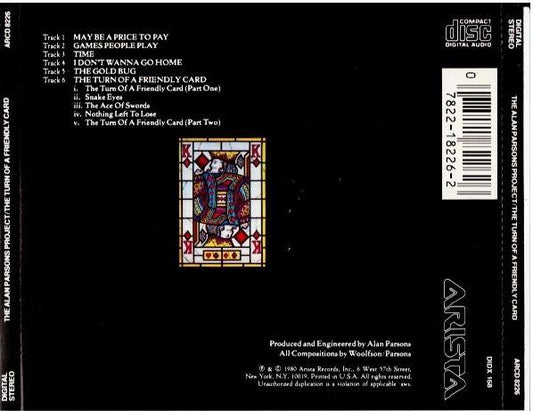 The Alan Parsons Project – The Turn Of A Friendly Card (CD, Album, Reissue)