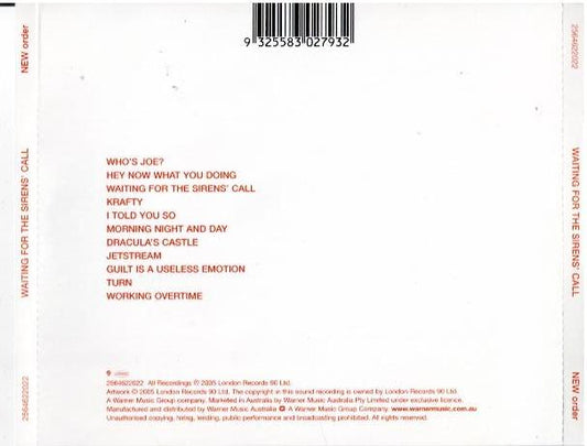 New Order – Waiting For The Sirens' Call (CD, Album)