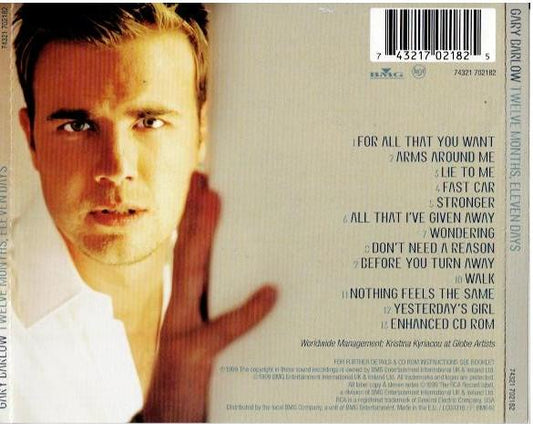 Gary Barlow – Twelve Months, Eleven Days (CD, Album, Enhanced)