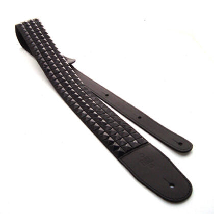 DSL 15BLACK25-15-1 Pyramid Studded Strap - Black