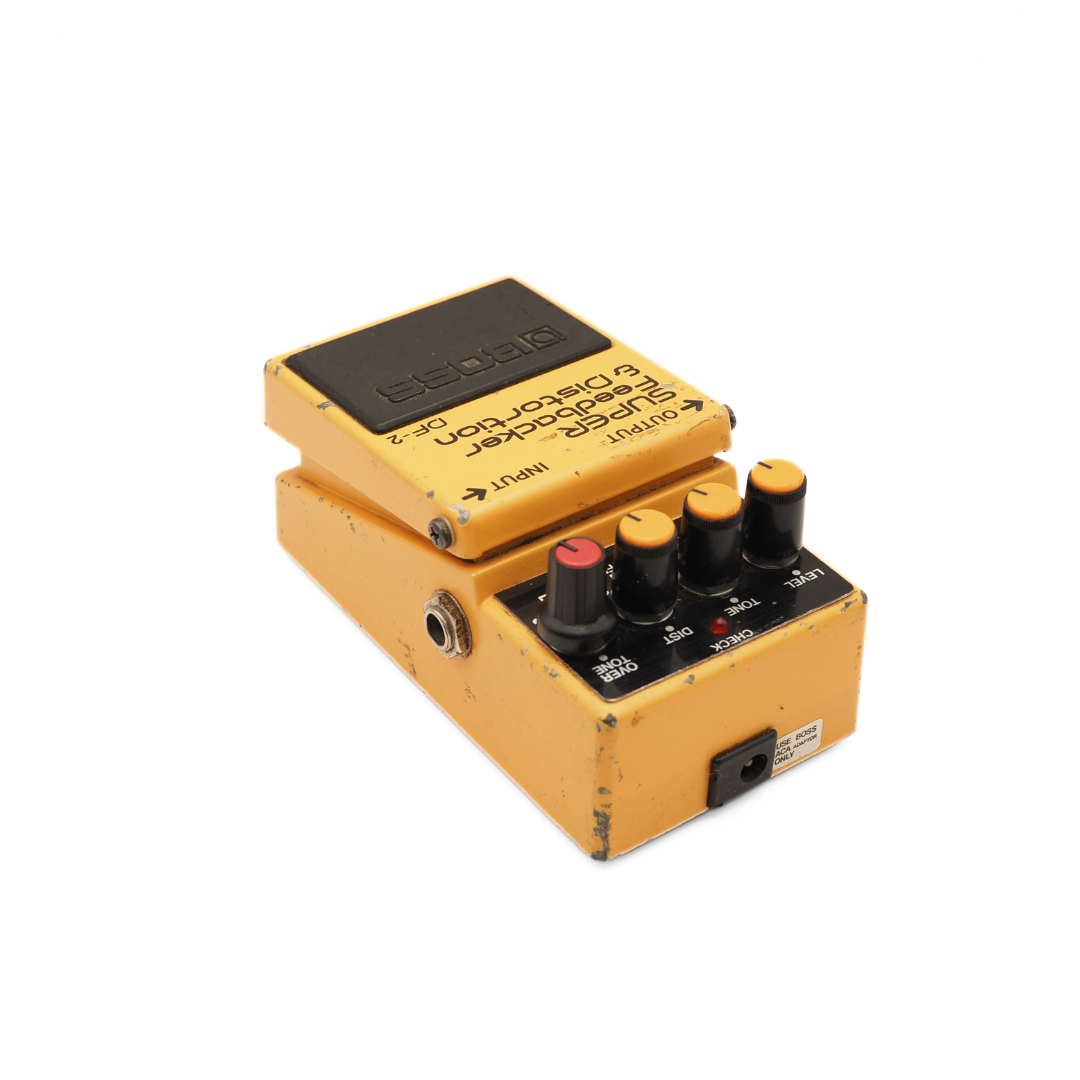 BOSS DF-2 Black Label MIJ Super Distortion & Feedbacker Effects Pedal