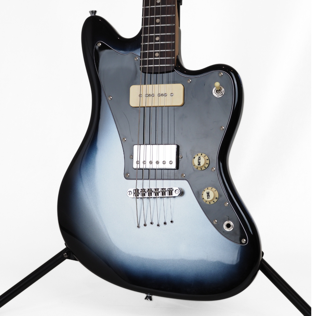JET JJ-350B Offset Baritone Electric Guitar in Moonburst