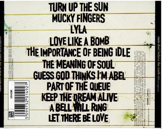 Oasis – Don't Believe The Truth (CD, Album)