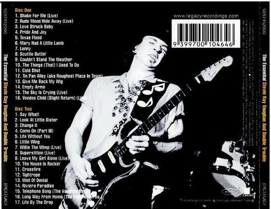 Stevie Ray Vaughan & Double Trouble – The Essential Stevie Ray Vaughan & Double Trouble (2 x CD, Compilation, Remastered)
