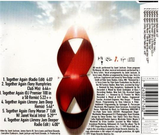 Janet – Together Again (CD, Single)
