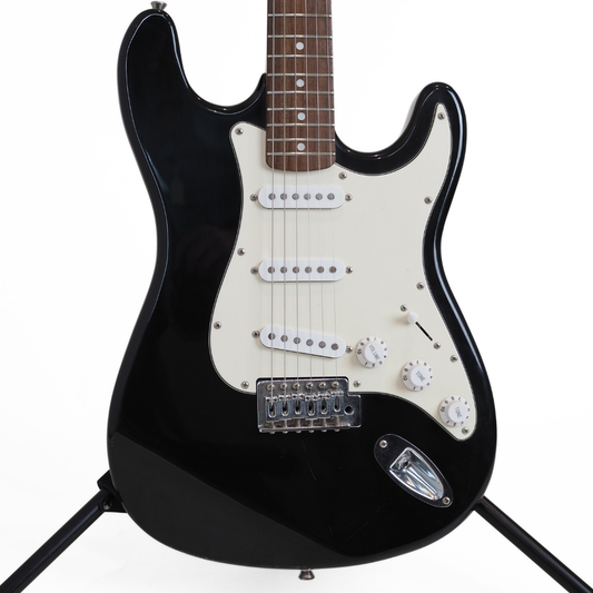 Parrot Stratocaster-Style Electric Guitar in Black