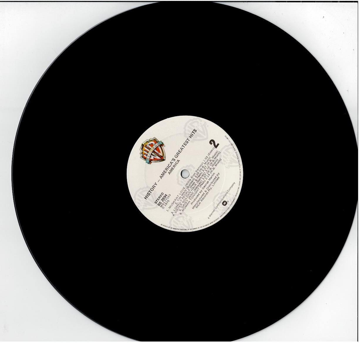 America – History · America's Greatest Hits (Vinyl, LP, Compilation)