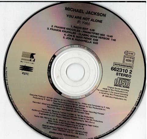 Michael Jackson – You Are Not Alone (CD, Maxi-Single)