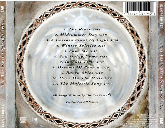 The Tea Party – Splendor Solis (CD, Album)