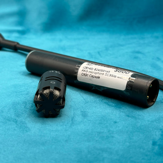 AKG SE300B Condenser Microphone with CK91 Capsule and Gooseneck