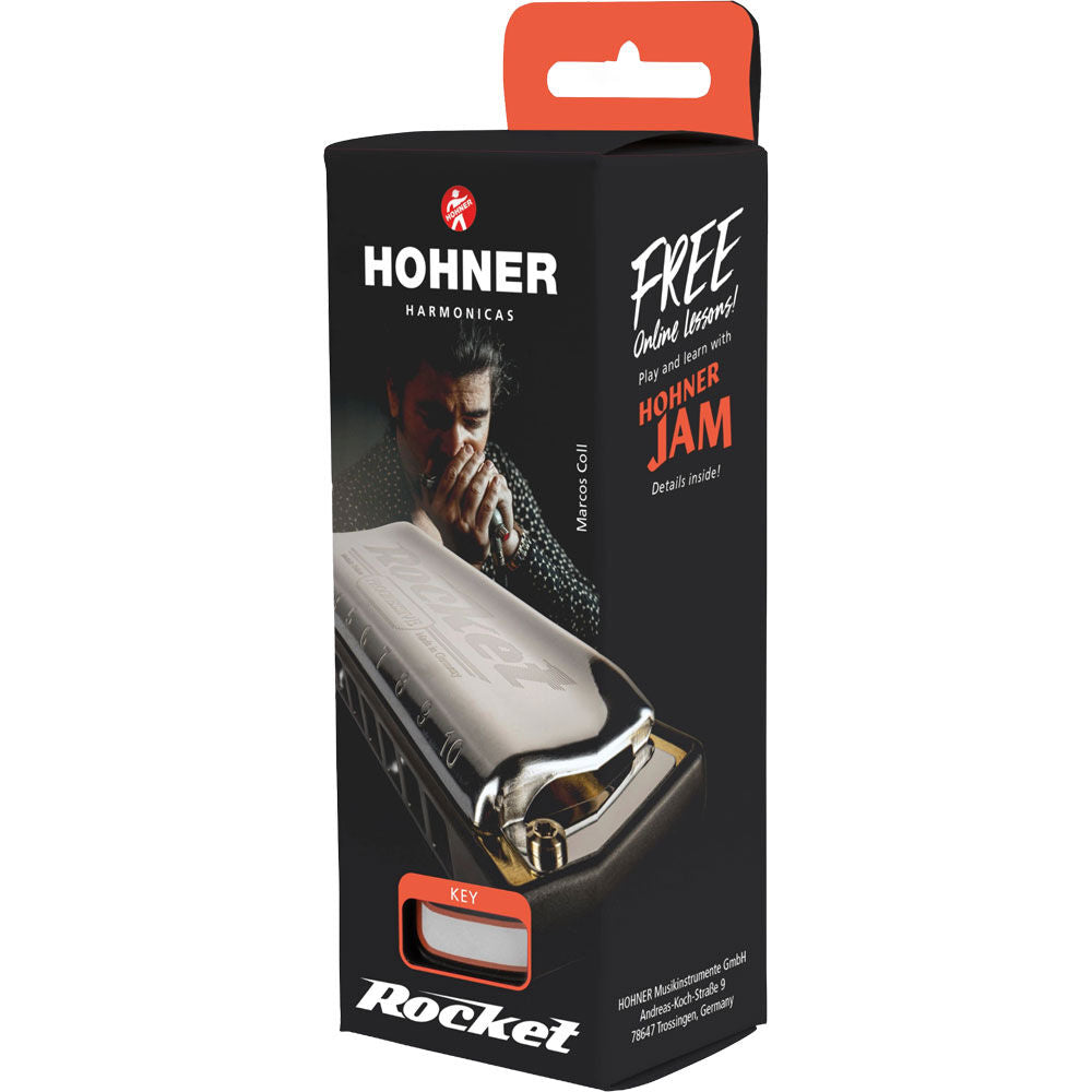 Hohner Progressive Series Rocket Harmonica in the Key of D