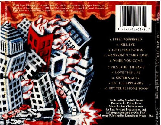 Crowded House – Temple Of Low Men (CD, Album)