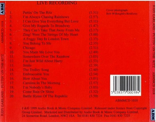 Judy Garland – Puttin' On The Ritz (CD, Compilation)