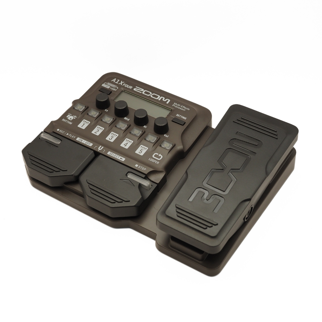 Zoom A1X Four Acoustic Multi-Effects Processor with XLR/Hi-Z Inputs