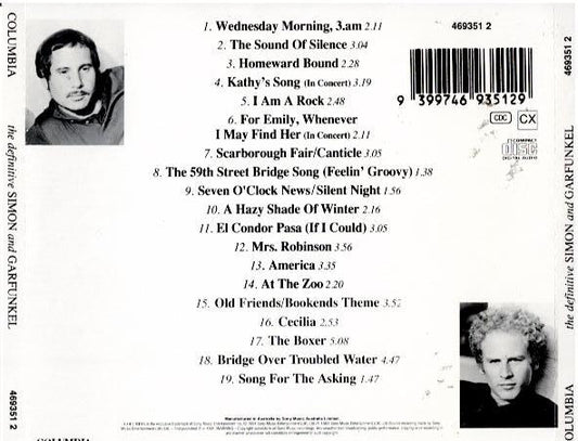 Simon And Garfunkel – The Definitive Simon And Garfunkel (CD, Compilation, DADC Austria)