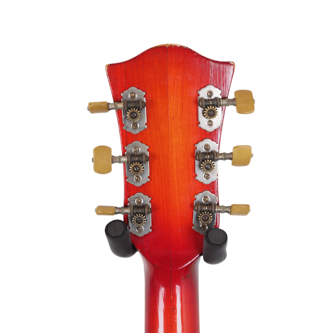1962 Höfner Verithin 4574 Thinline Hollowbody Electric Guitar in Cherry Red