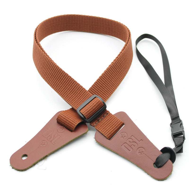 DSL 25UKPOLY-BROWN Ukulele Strap