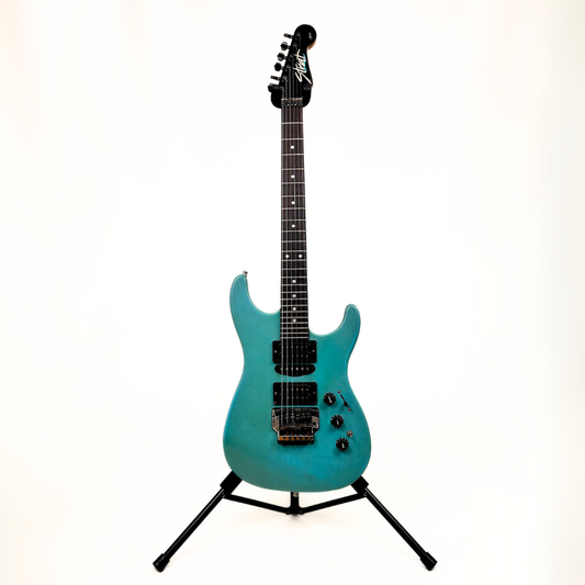 1989 Fender HM Strat Electric Guitar in Ice Blue