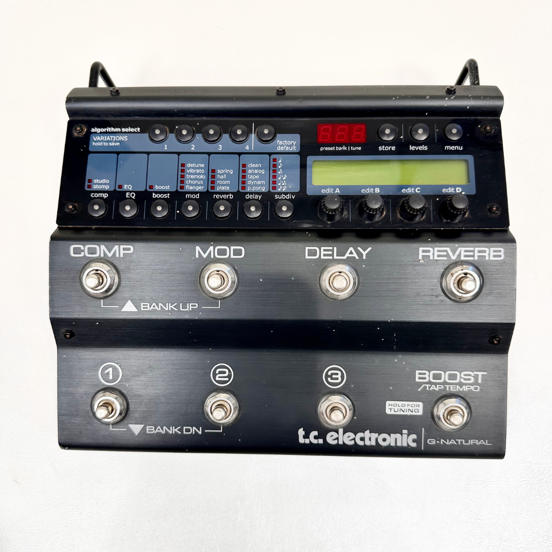 TC Electronic G-Natural Acoustic Guitar Multi-Effects Processor TC Electronic G-Natural Acoustic Guitar Multi-Effects Processor