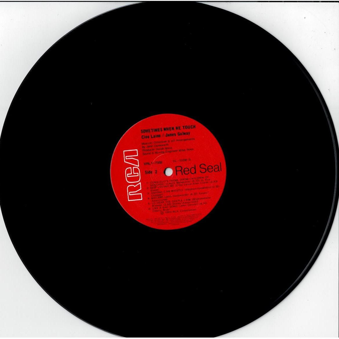 Cleo Laine & James Galway – Sometimes When We Touch (Vinyl, LP, Album)