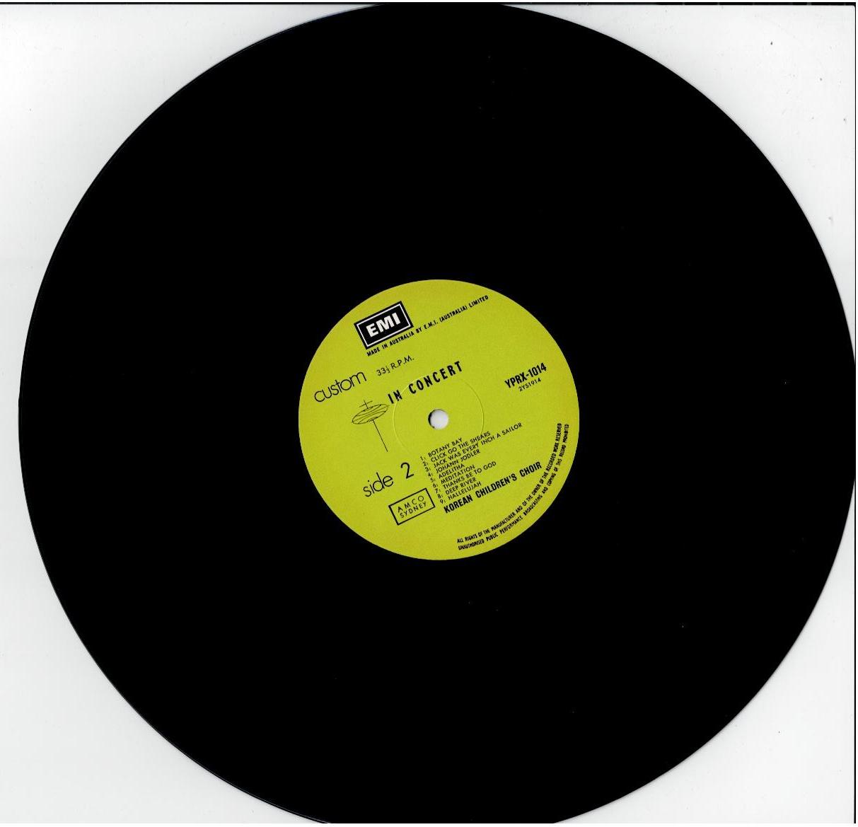 Korean Children's Choir – In Concert (Vinyl, LP, Album, Stereo)