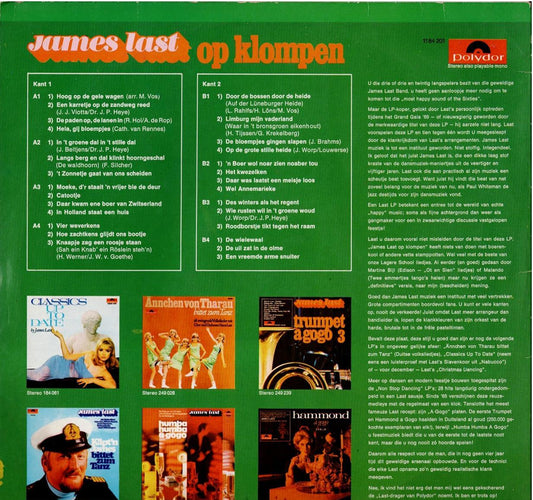 James Last & His Orchestra – James Last Op Klompen (Een Potpourri Van 28 Volksliedjes) (Vinyl, LP, Reissue)