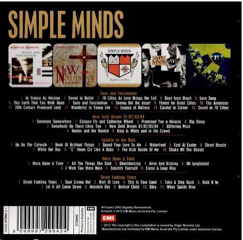 Simple Minds – 5 Album Set (Box Set, Compilation, Remastered)