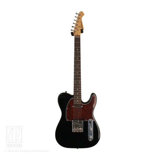Aria ARTEG002TTBK TEG-Series T-Style Electric Guitar in Gloss Black