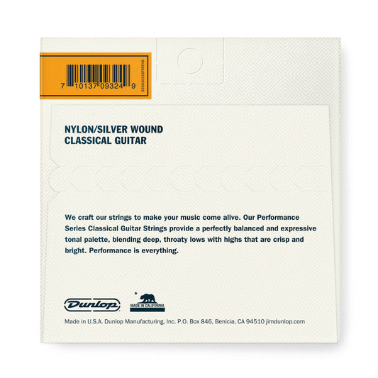 Dunlop DCV100B Nylon/Silver Wound Classical Guitar Strings - Normal Tension Ball End