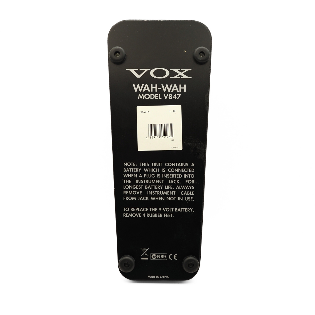 VOX V847 Wah Effects Pedal