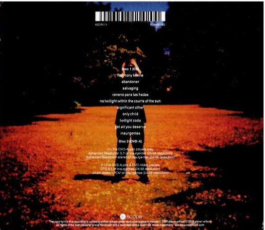 Steven Wilson – Insurgentes ( CD, Album, Stereo DVD, DVD-Audio, Multichannel, Album, Stereo All Media, Slipcased super jewel box)
