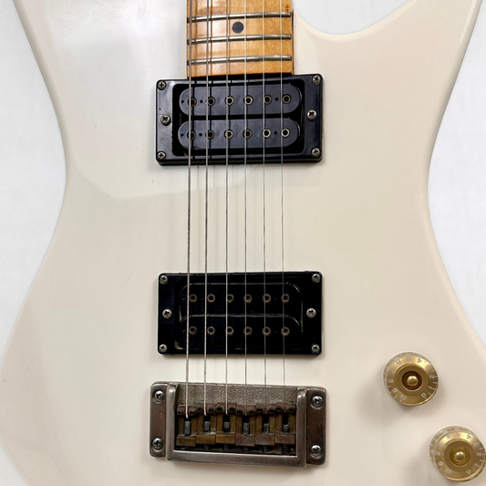 1980s Quest Atak 2 Electric Guitar in Vintage White