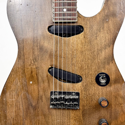 Fernandes TEJ-style Telecaster Electric Guitar with Custom Brown Natural Finish