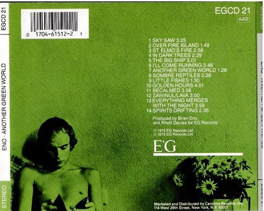 Eno – Another Green World (CD, Album, Reissue, Stereo, CD Plant Pressing)