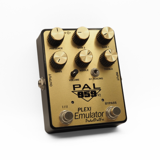 PedalPalFX PAL959-V2 Plexi Tube Amp Emulator Effects Pedal