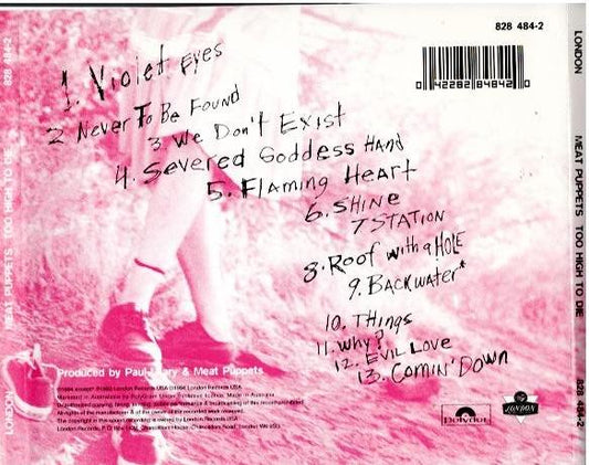 Meat Puppets – Too High To Die (CD, Album, Reissue)
