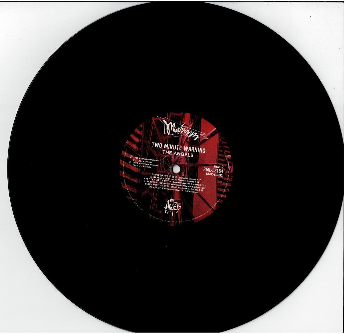 The Angels – Two Minute Warning (Vinyl, LP, Album)